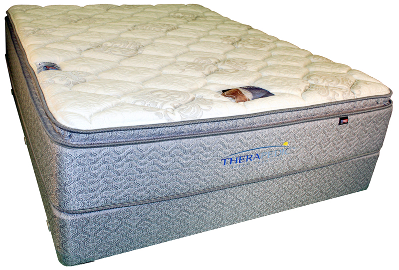 therapedic comfort cloud queen-size mattress set rating